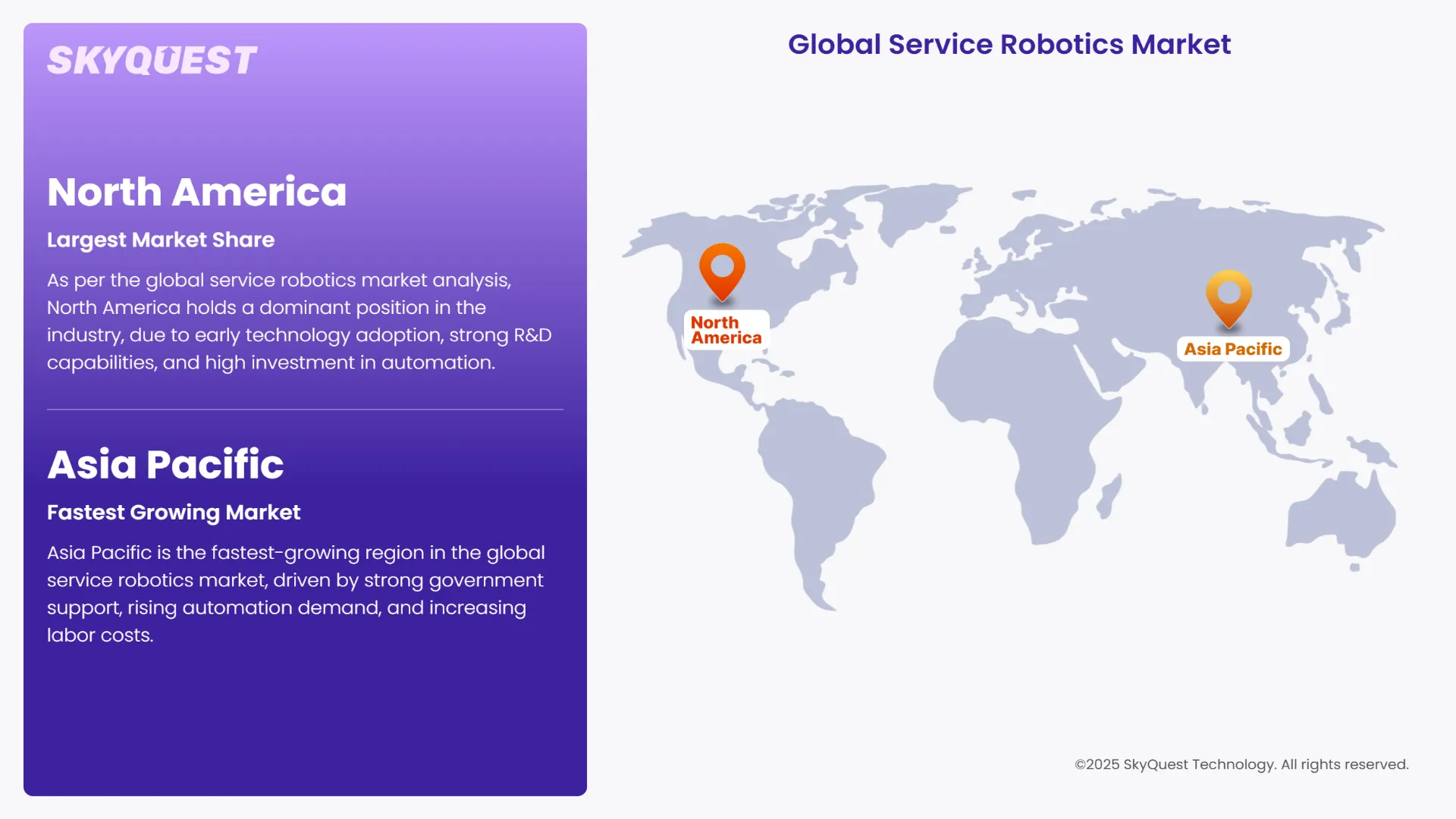 Service Robotics Market Regional Analysis
